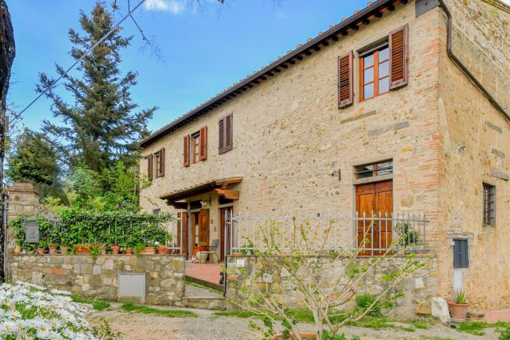 Appartamento Con Vista Panoramica In Chianti San Donnino  Luaran gambar