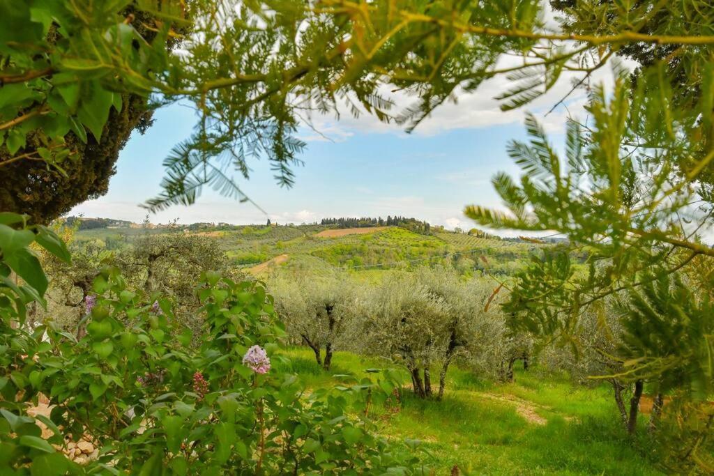 Appartamento Con Vista Panoramica In Chianti San Donnino  Luaran gambar