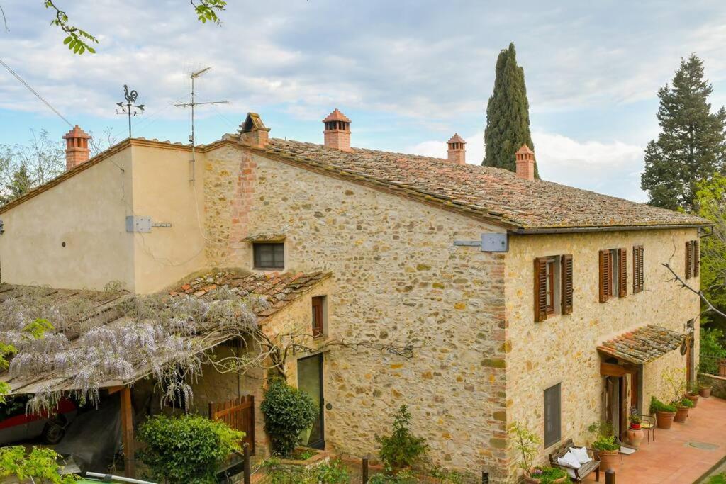 Appartamento Con Vista Panoramica In Chianti San Donnino  Luaran gambar